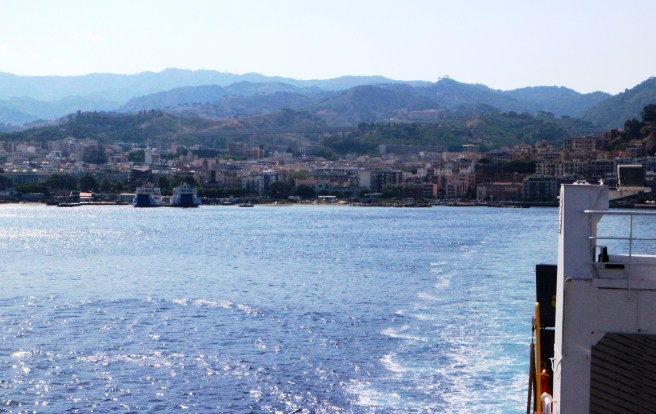 Powrót z Messyny do Villa San Giovanni.